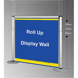 Roll Up Display Wall 1000mm x 2000mm image 0